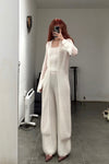 SWAYING/KNIT Mohair Slim Fit Cardigan SW22AW1T81 White PS53